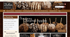 Desktop Screenshot of debritochocolate.com